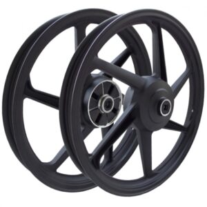Roda Liga Leve SCUD FAN 125 09-15 KS (lona) Preta 6 Pontas PAR (10370035)