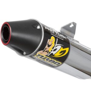 Escapamento TORK BROS 160 2015 / XRE 190 2016 MOD Turbo Cromado