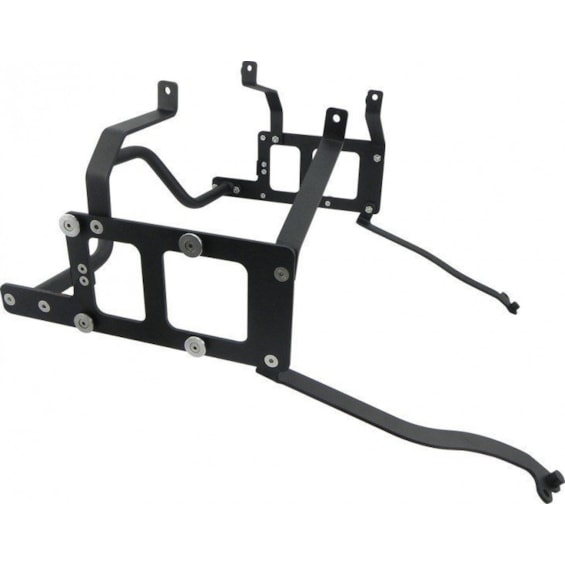 Suporte Bau Lateral Roncar Kawasaki VERSYS 650 2017-20 Chapa Preto