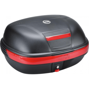 Bau Givi E460N Monokey SIMPLY 46L Preto Plástico C / Lente Vermelha Traseiro