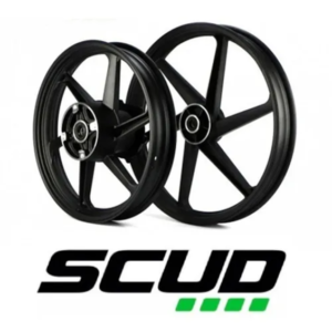 Roda Liga Leve Factor 125 2009-16 / Factor 150 2016-21 / Fazer 150 2013-20 6P Preto Freio a Disco (S