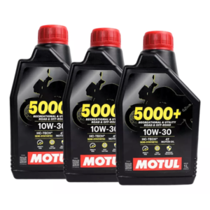 KIT 3 OLEO MOTUL 5000+ 4T 10W30 SJ SEMI SINTETICO