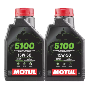 KIT 2 OLEO MOTUL 5100 4T 15W50