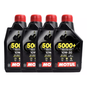 KIT 4 OLEO MOTUL 5000+ 4T 10W30 SJ SEMI SINTETICO