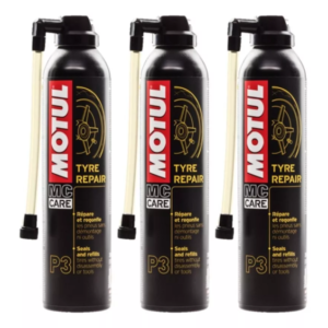 KIT 3 REPARADOR INSTANTANEO PNEUS MOTUL P3 TYRE REPAIR 300ML