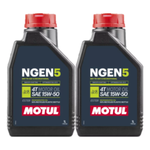 KIT 2 OLEO MOTUL NGEN 5 4T 15W50