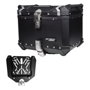 BAU GP TECH TRASEIRO ALUMINIO PRETO M45 LITROS