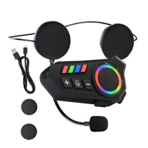 INTERCOMUNICADOR DE CAPACETE UNITÁRIO RECEPTOR DE CHAMADA V10 (MINIMEN)